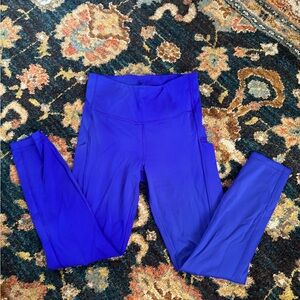 Athleta Vibrant Blue Active Leggings